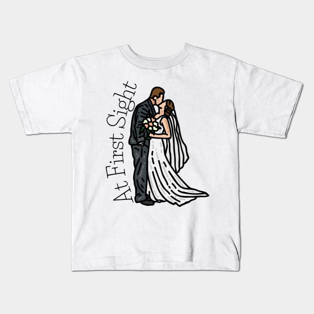 Married At First Sight Kids T-Shirt by JaunzemsR